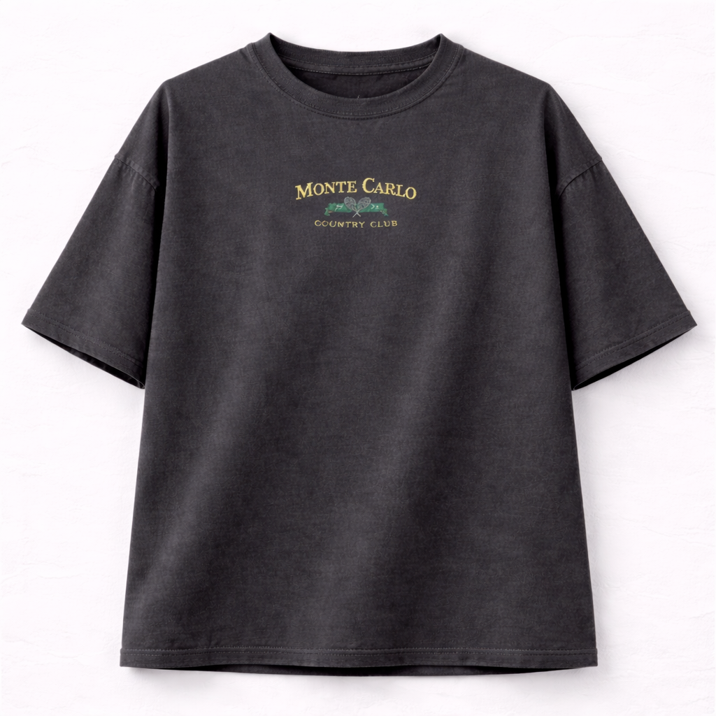 Vintage Letter Oversized Tee