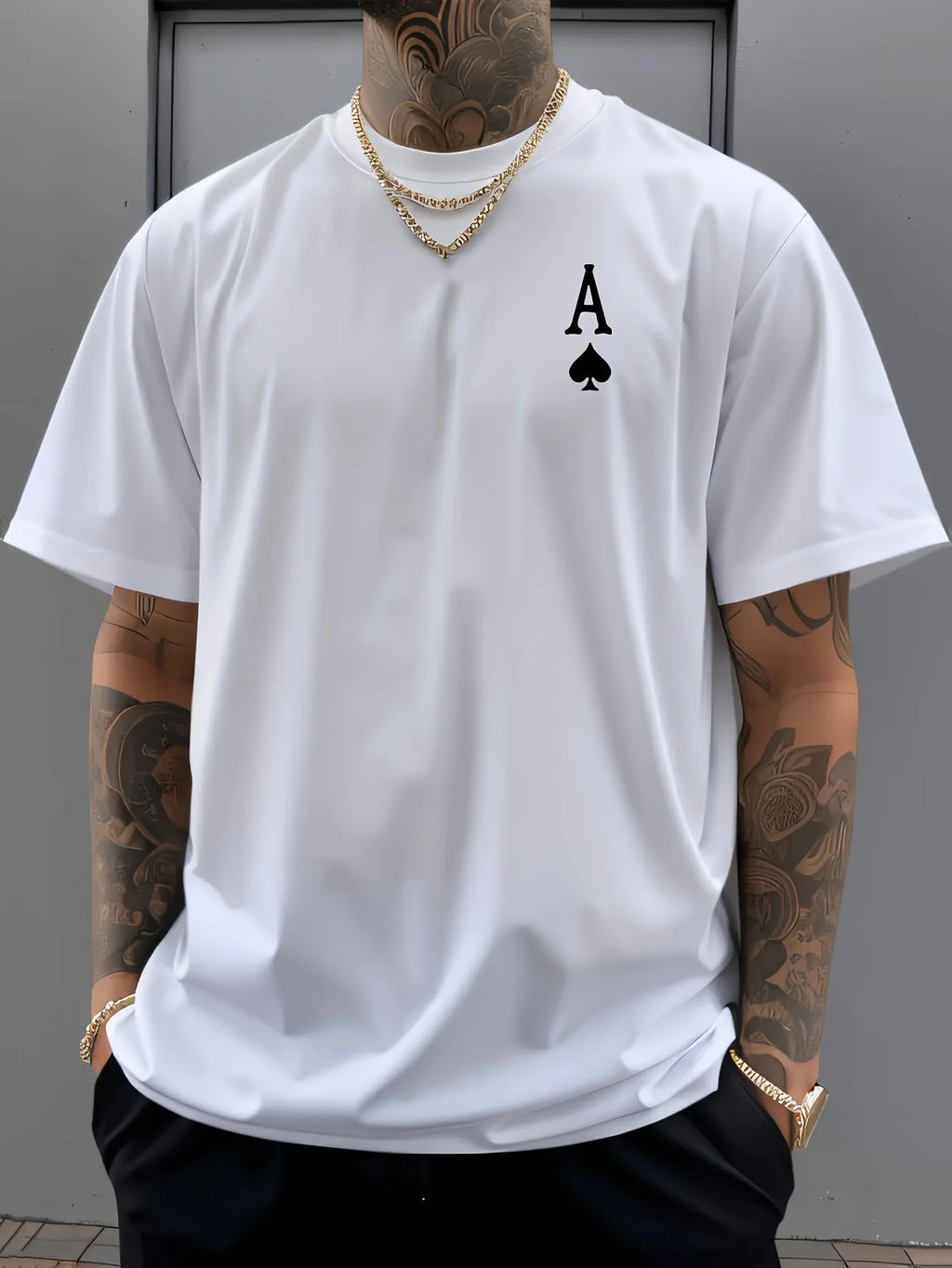 Oversized Retro Spade Tee