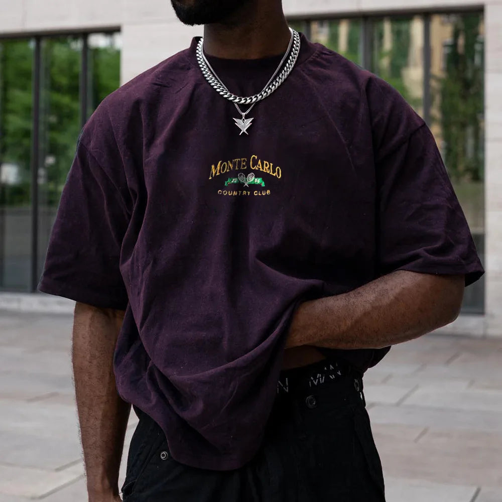 Vintage Letter Oversized Tee