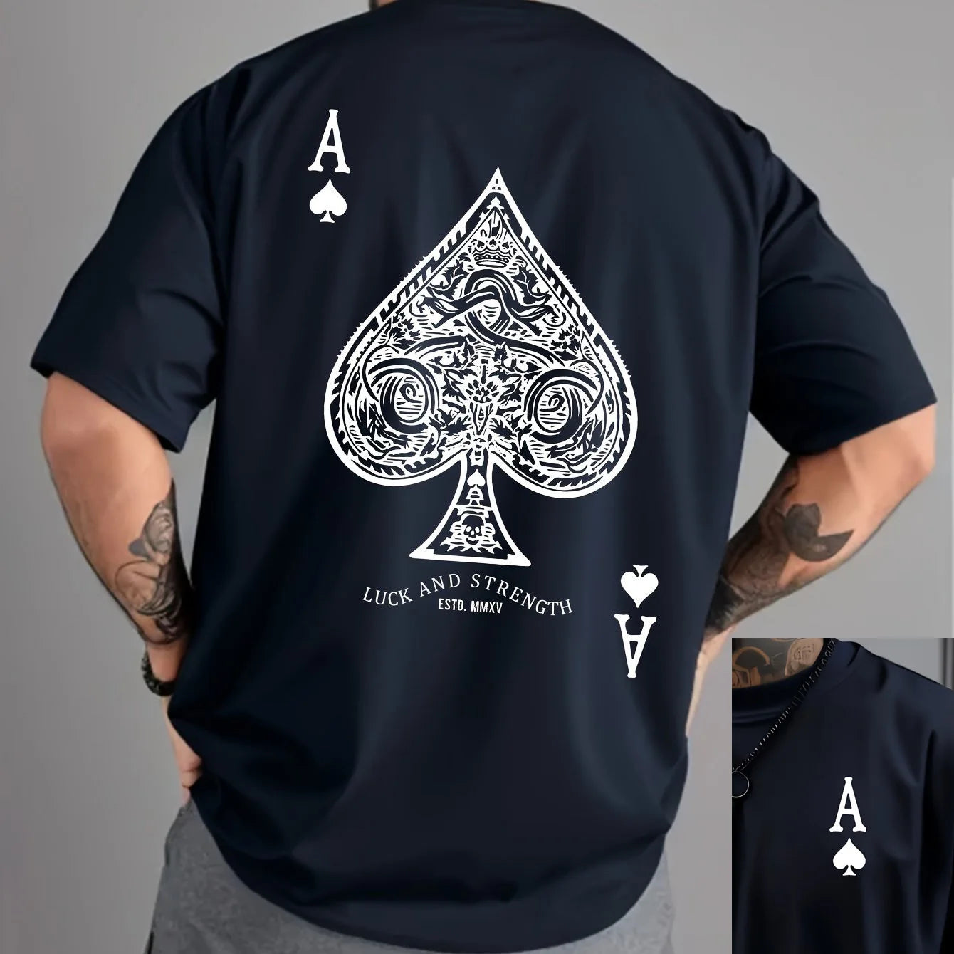 Oversized Retro Spade Tee