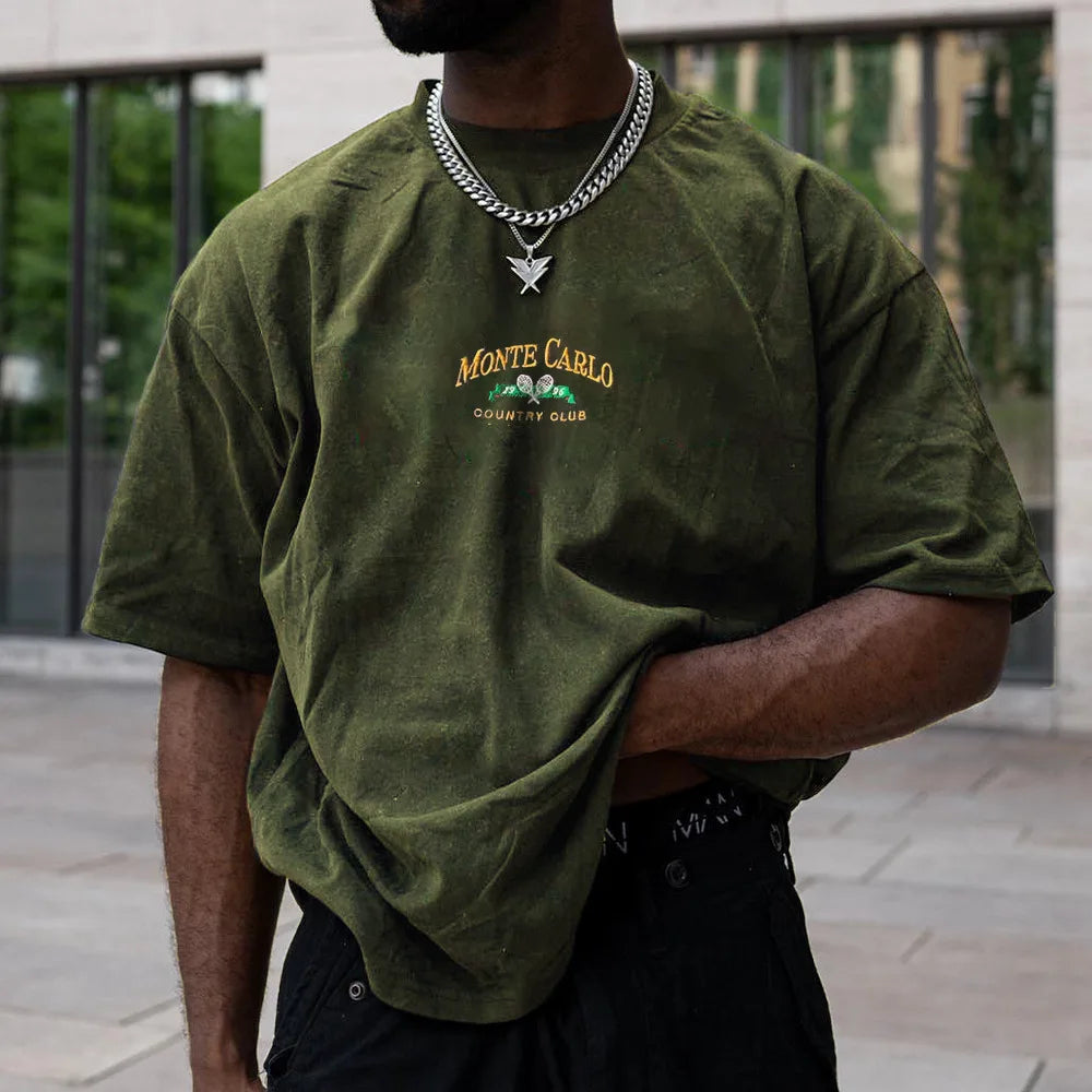 Vintage Letter Oversized Tee