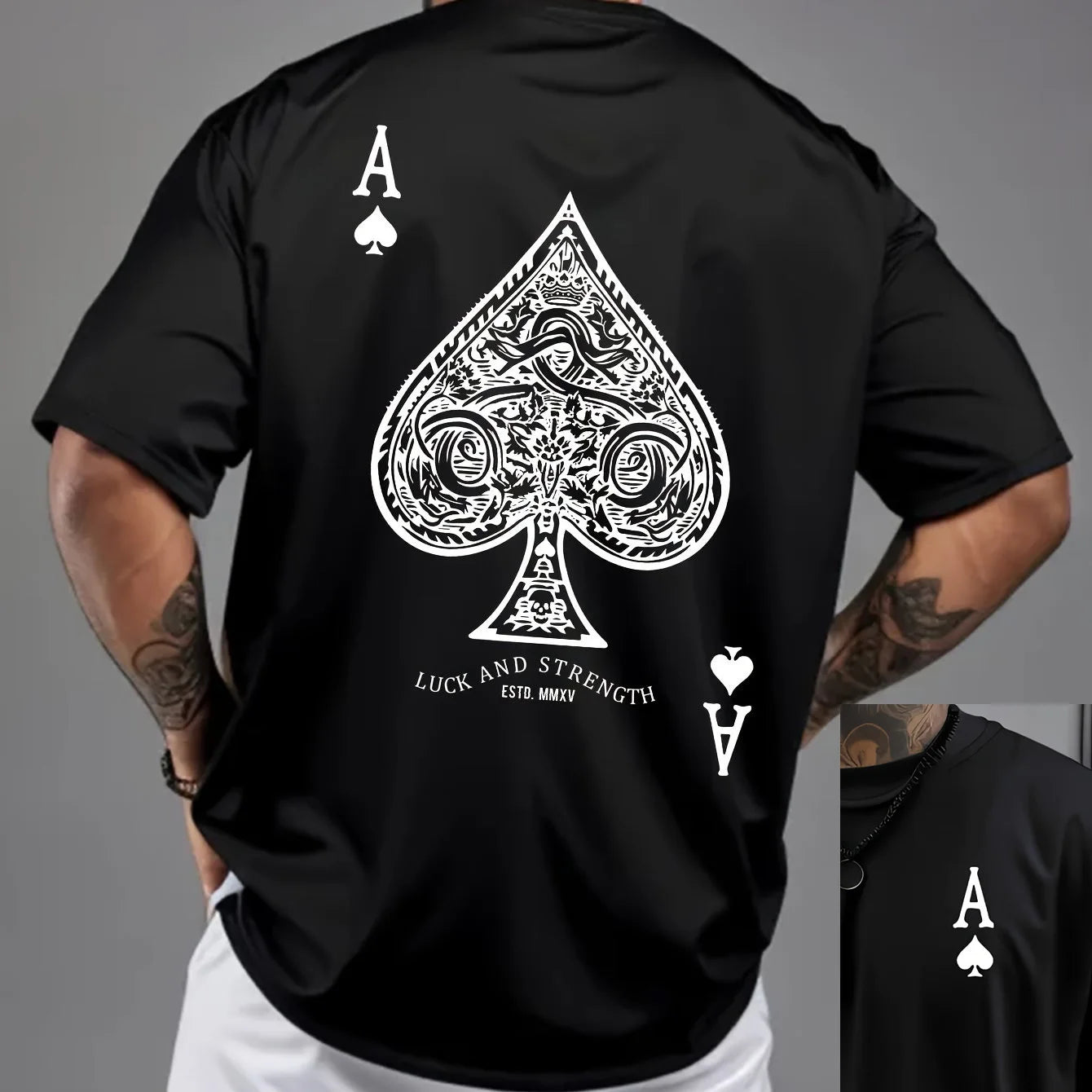 Oversized Retro Spade Tee