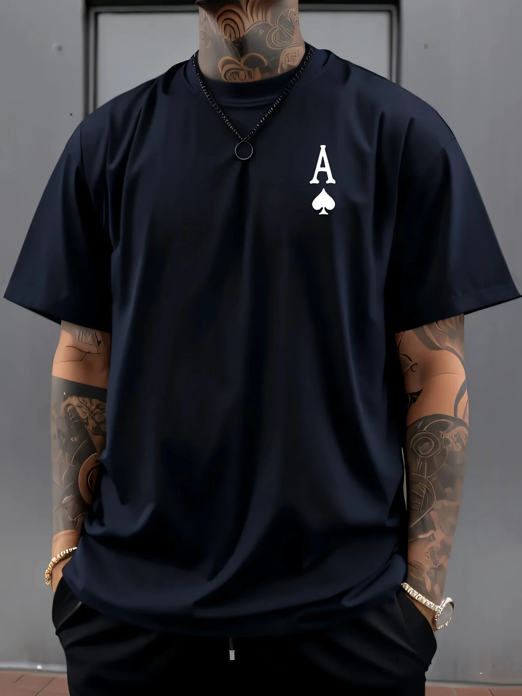 Oversized Retro Spade Tee