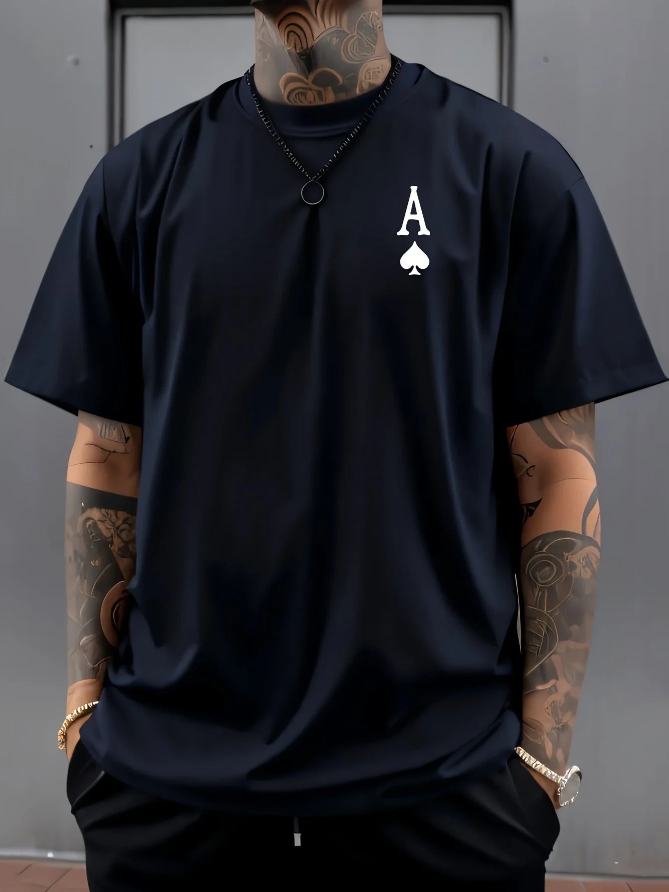 Oversized Retro Spade Tee