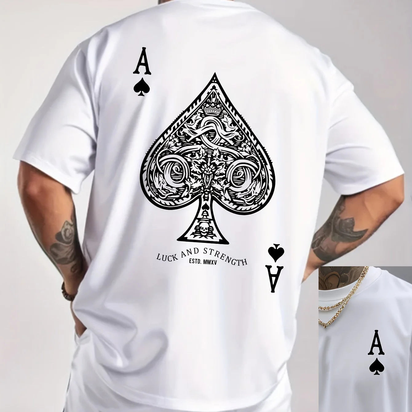 Oversized Retro Spade Tee