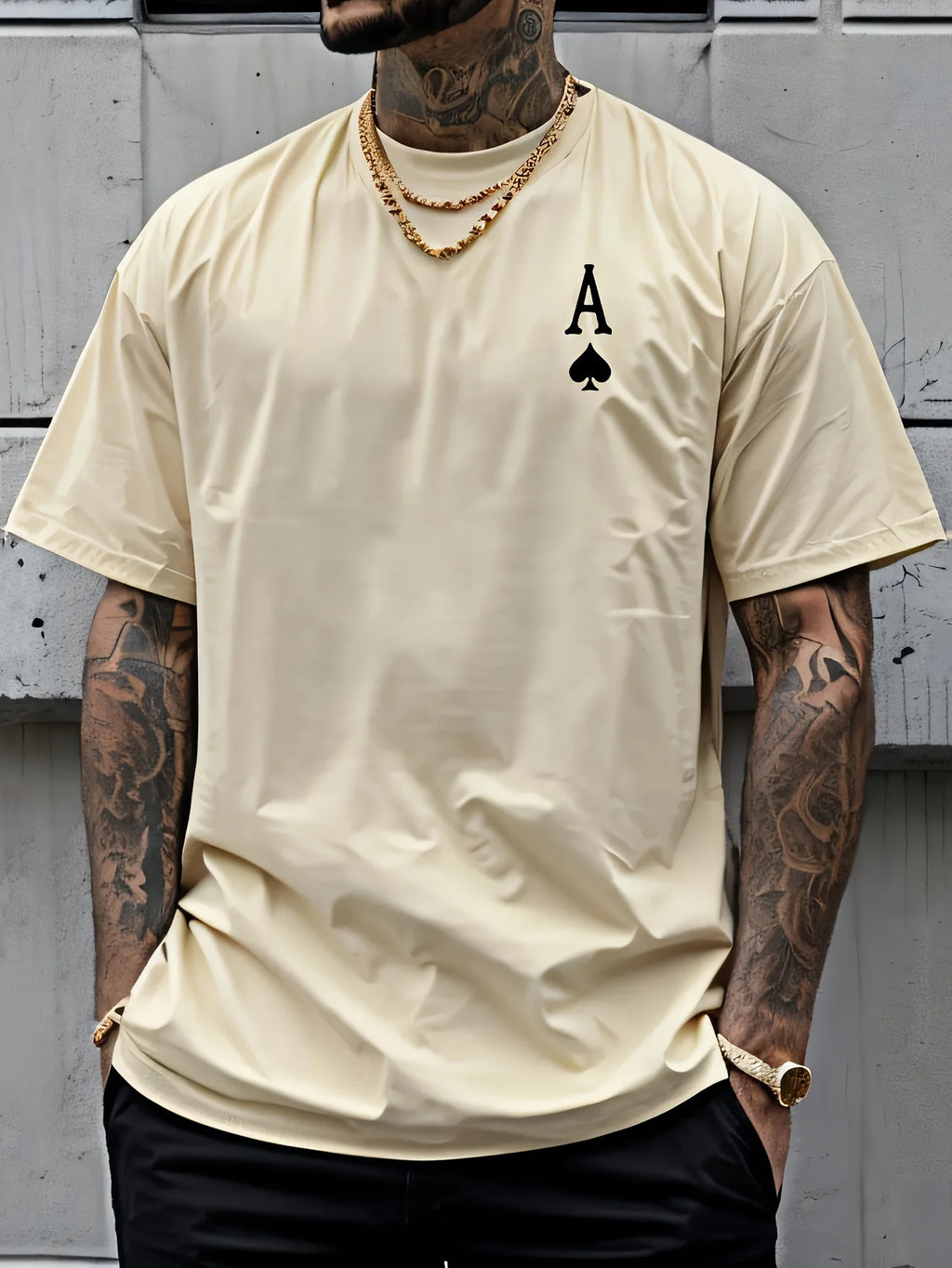 Oversized Retro Spade Tee