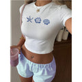 Minimalist Ocean Crop Top