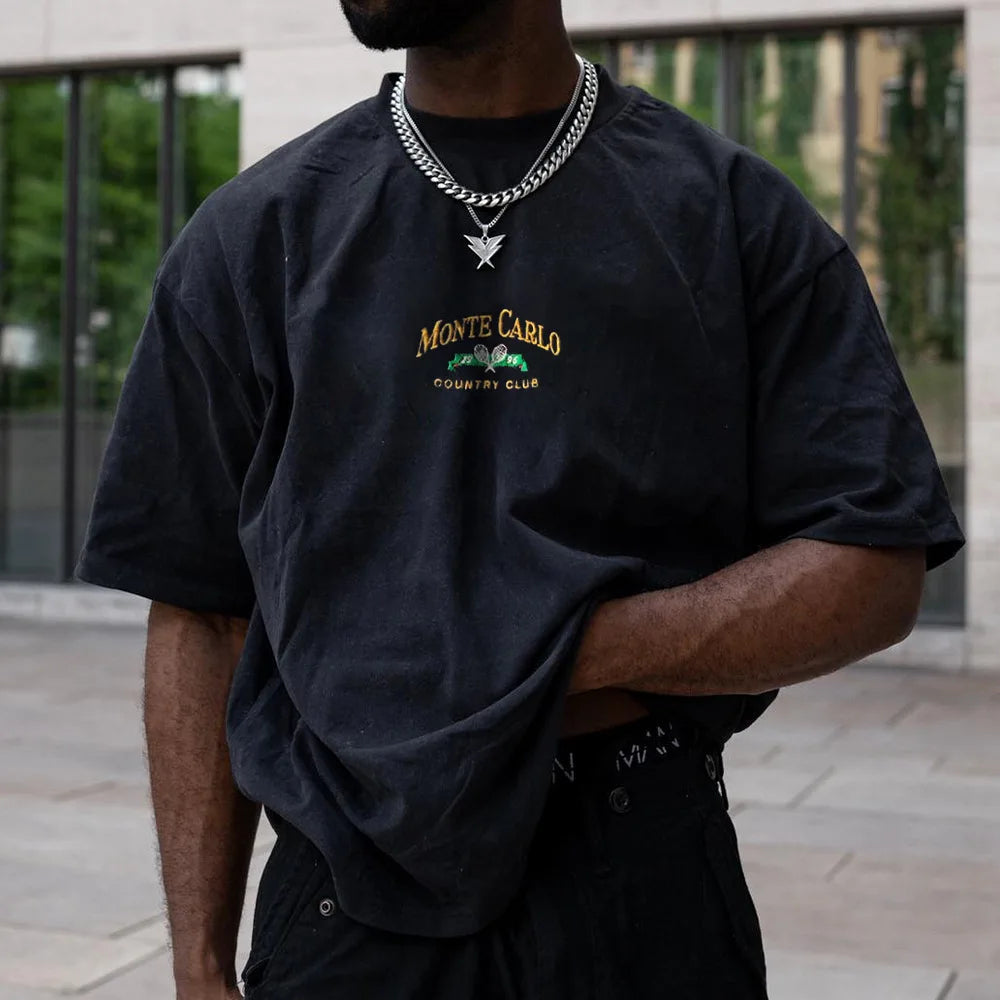 Vintage Letter Oversized Tee